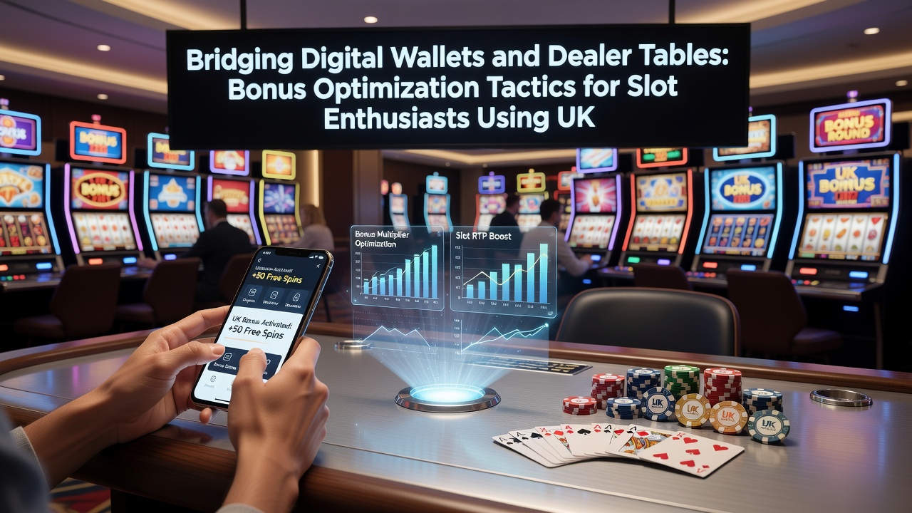 Live dealer table interface on a UK mobile casino app showing bonus balance and digital wallet options