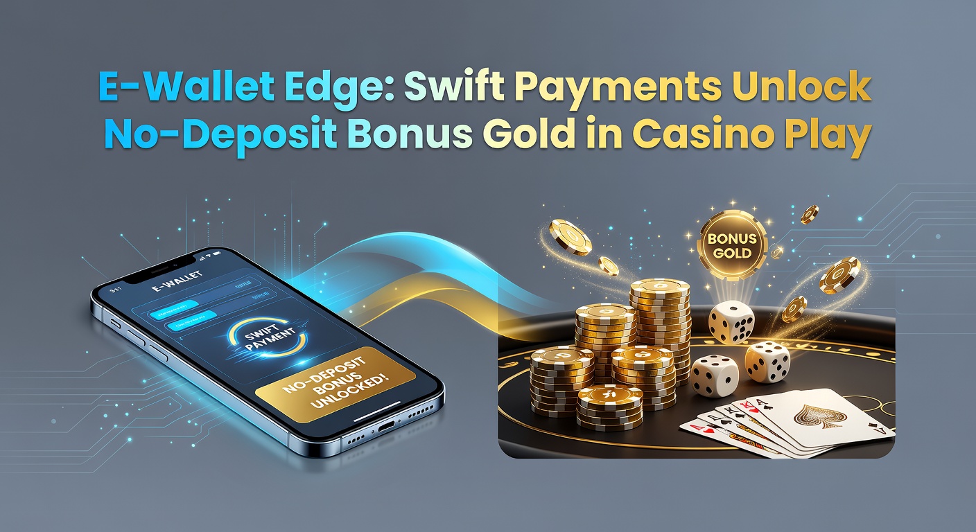 Casino player celebrating a no-deposit bonus win on laptop with e-wallet confirmation popup