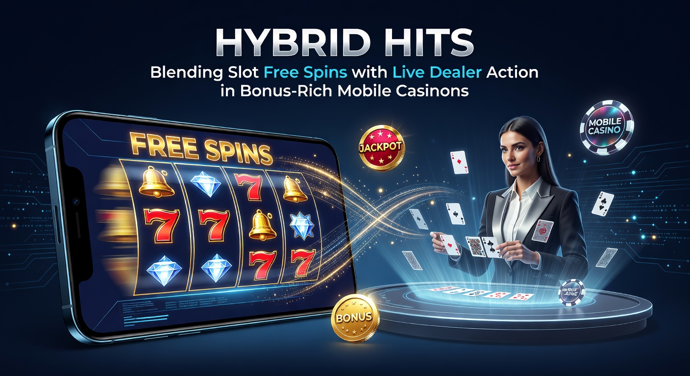 Close-up of a dealer's hands spinning a bonus wheel on a live stream, with overlaid slot free spin animations and mobile casino bonus meters glowing in the background