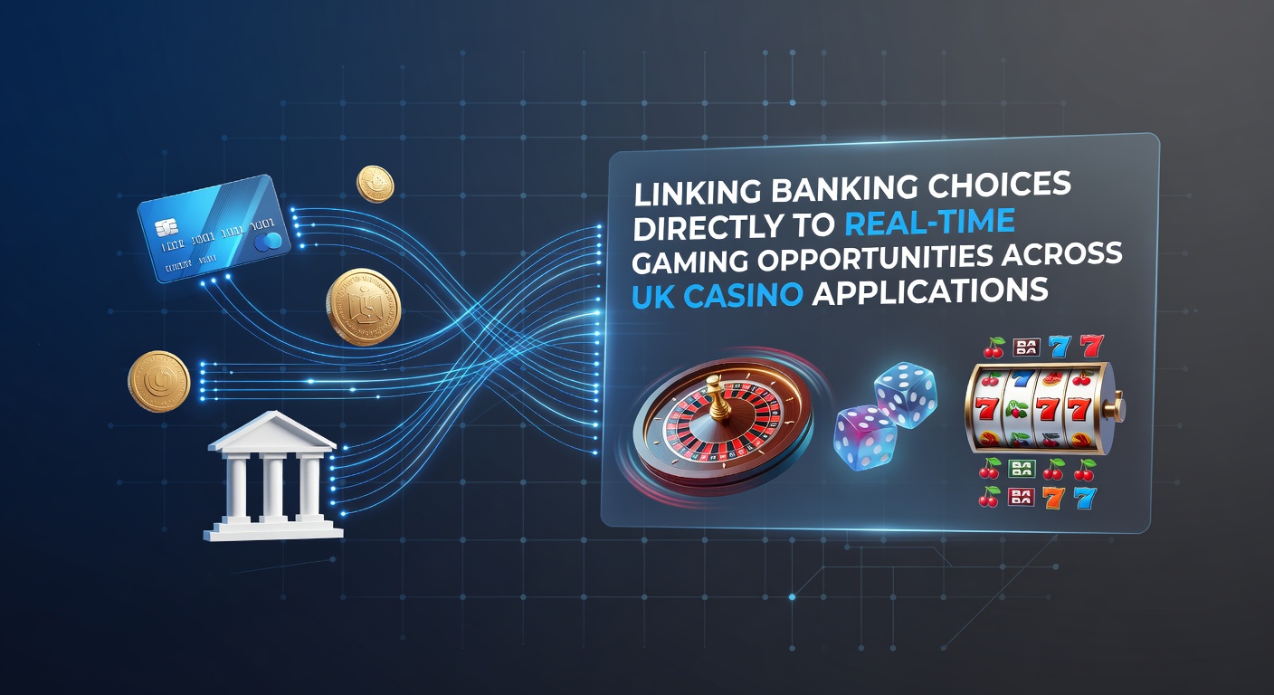 Mobile casino app interface showing instant banking options linked to live gaming sessions