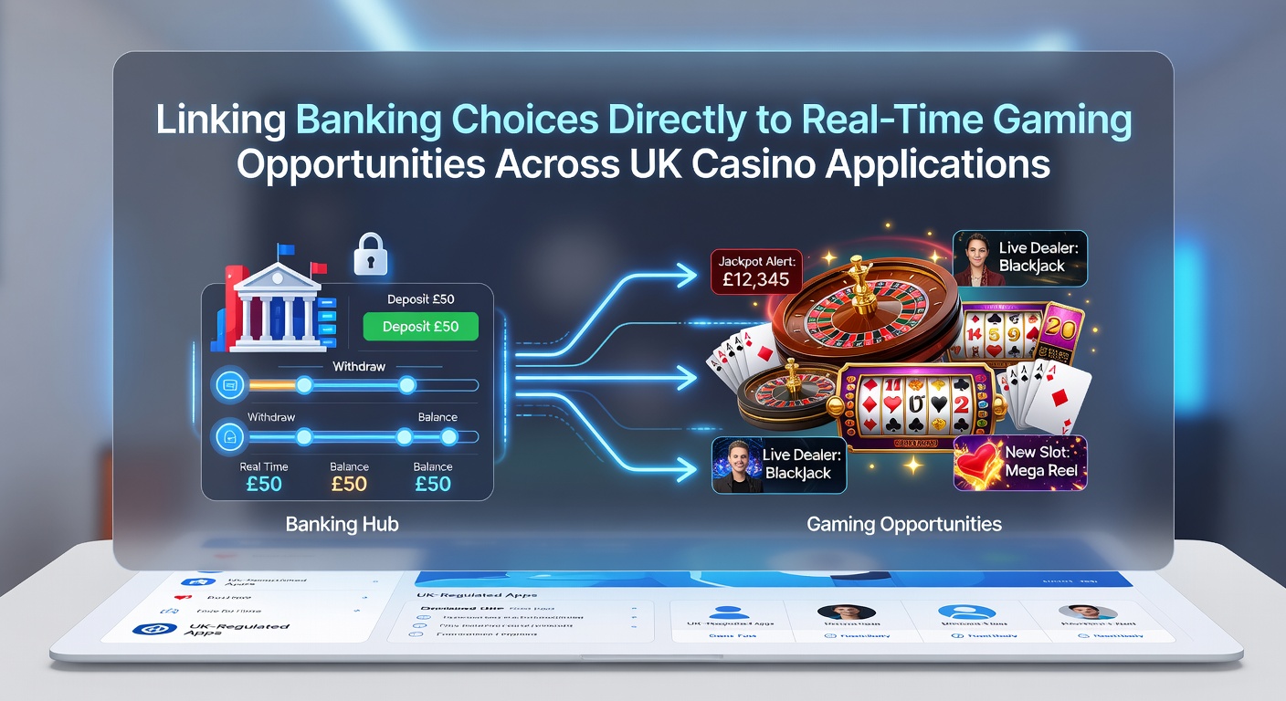 Close-up of UK casino app dashboard displaying banking integration with live dealer options