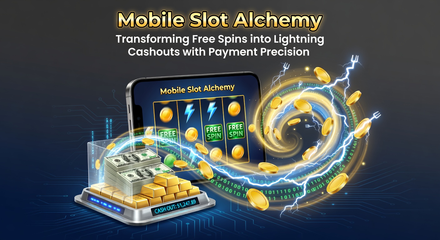 Vibrant mobile slot screen showing free spins activating with cascading wins and instant payout icons glowing in the background