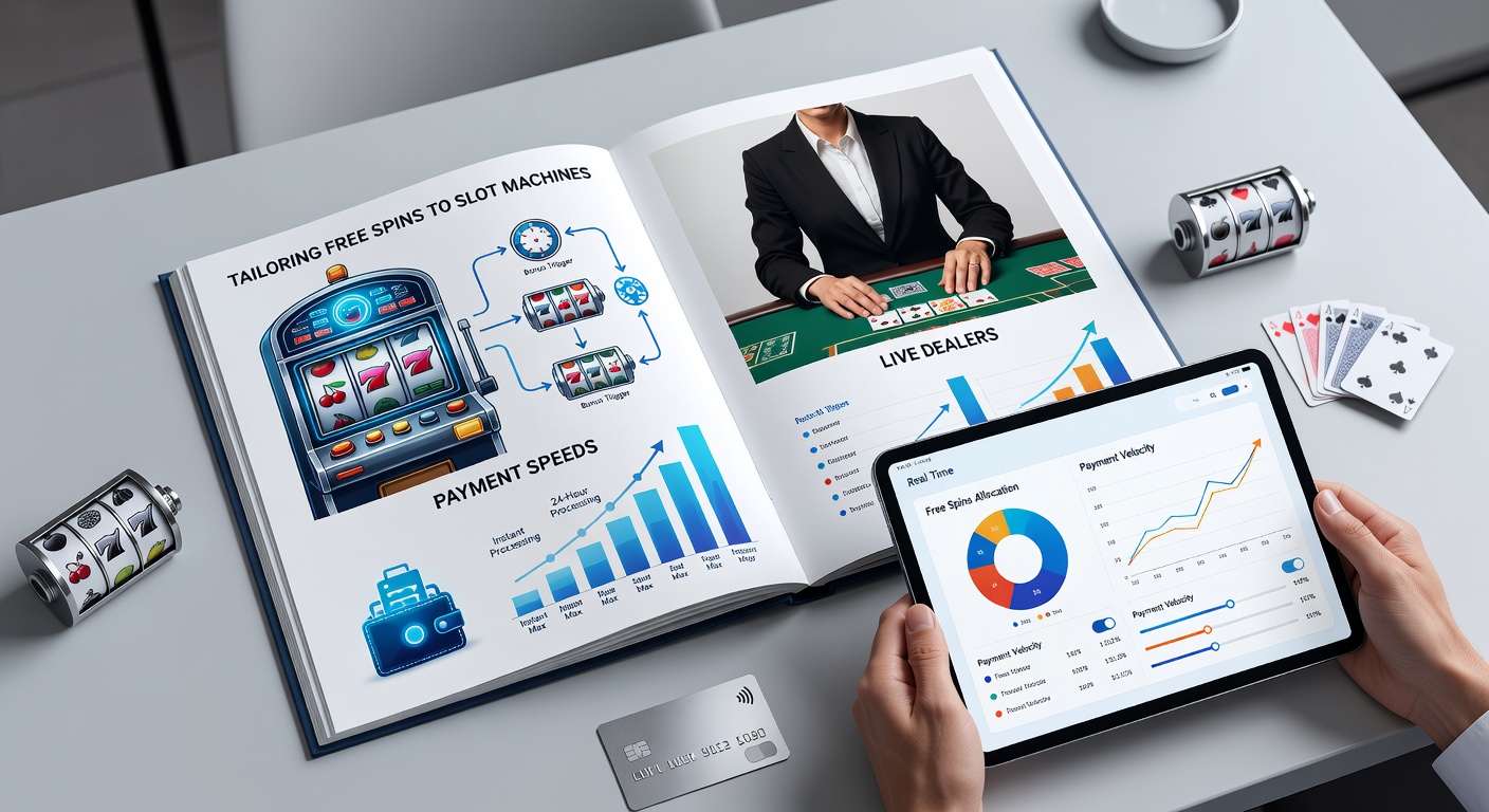 Screenshot of a mobile app displaying fast payment options alongside active free spins on a live dealer table