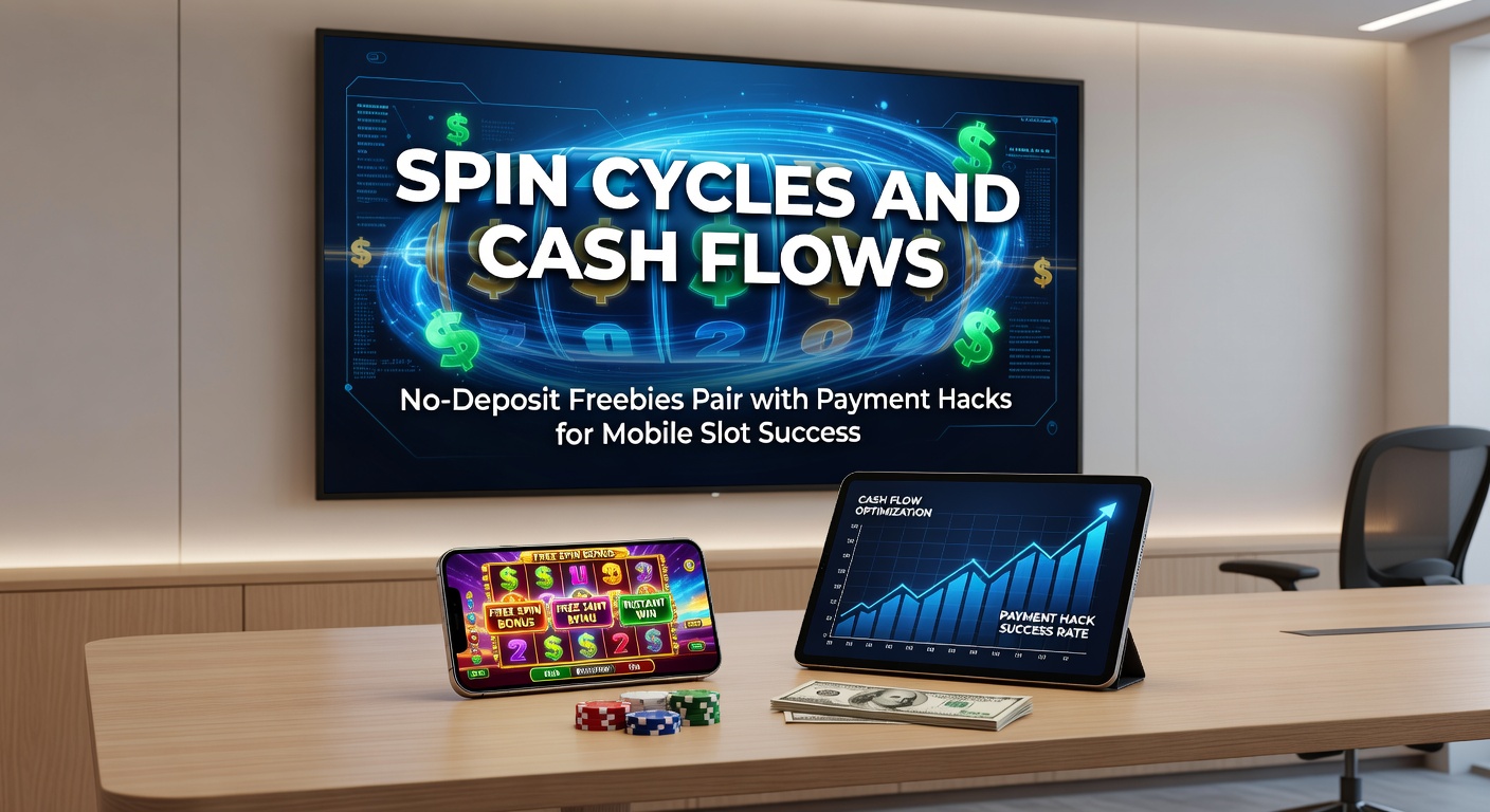 Close-up of a smartphone showing a slot payout screen with e-wallet icons and instant transfer arrows, capturing the seamless flow from spins to cash